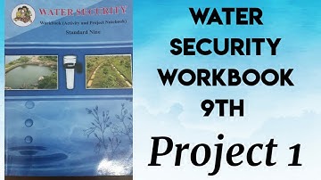 Water security workbook std 9th project 1