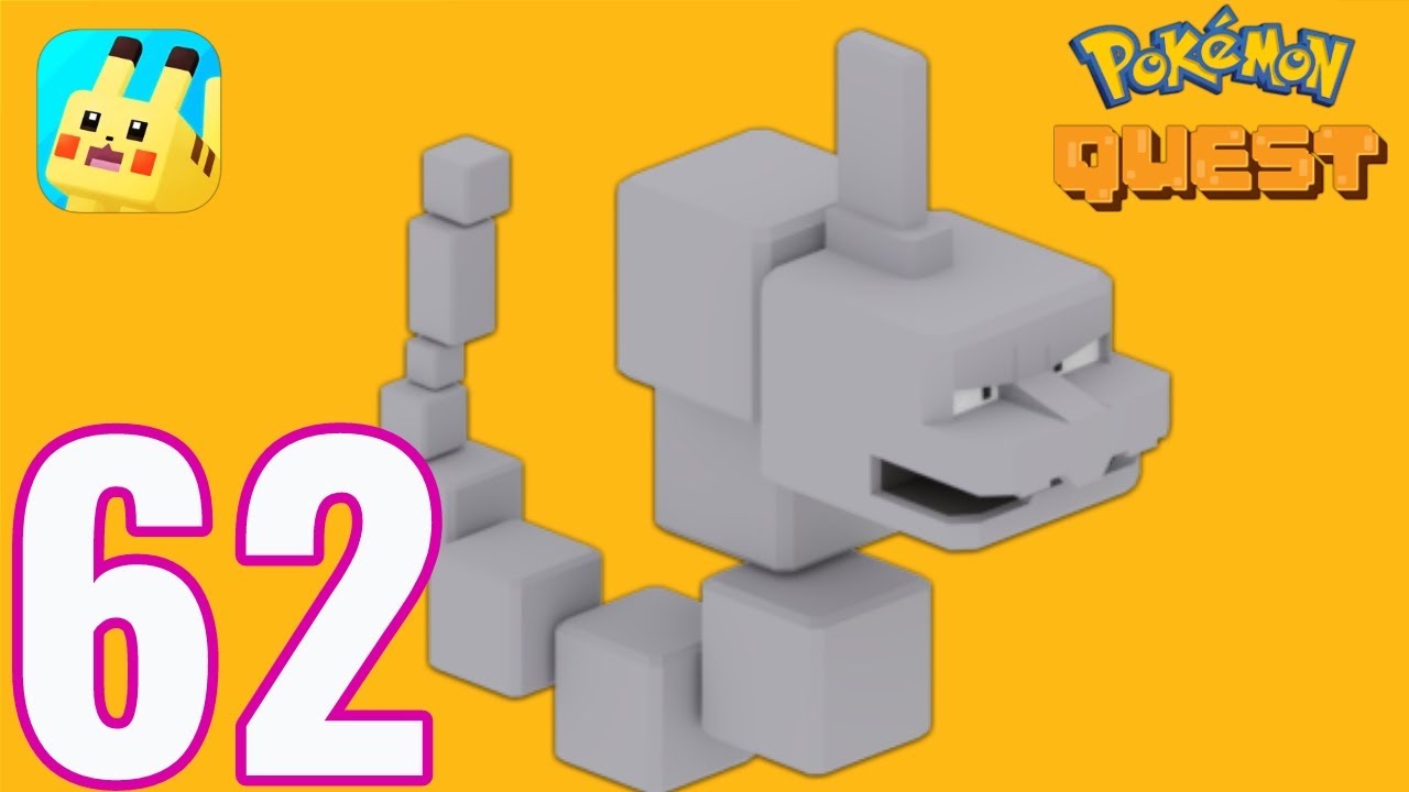 Pokemon Quest - Gameplay Walkthrough Part 2 - New MEGA Pokemon ONIX 