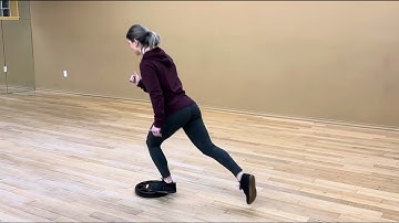 Floating Heel Reverse Lunges