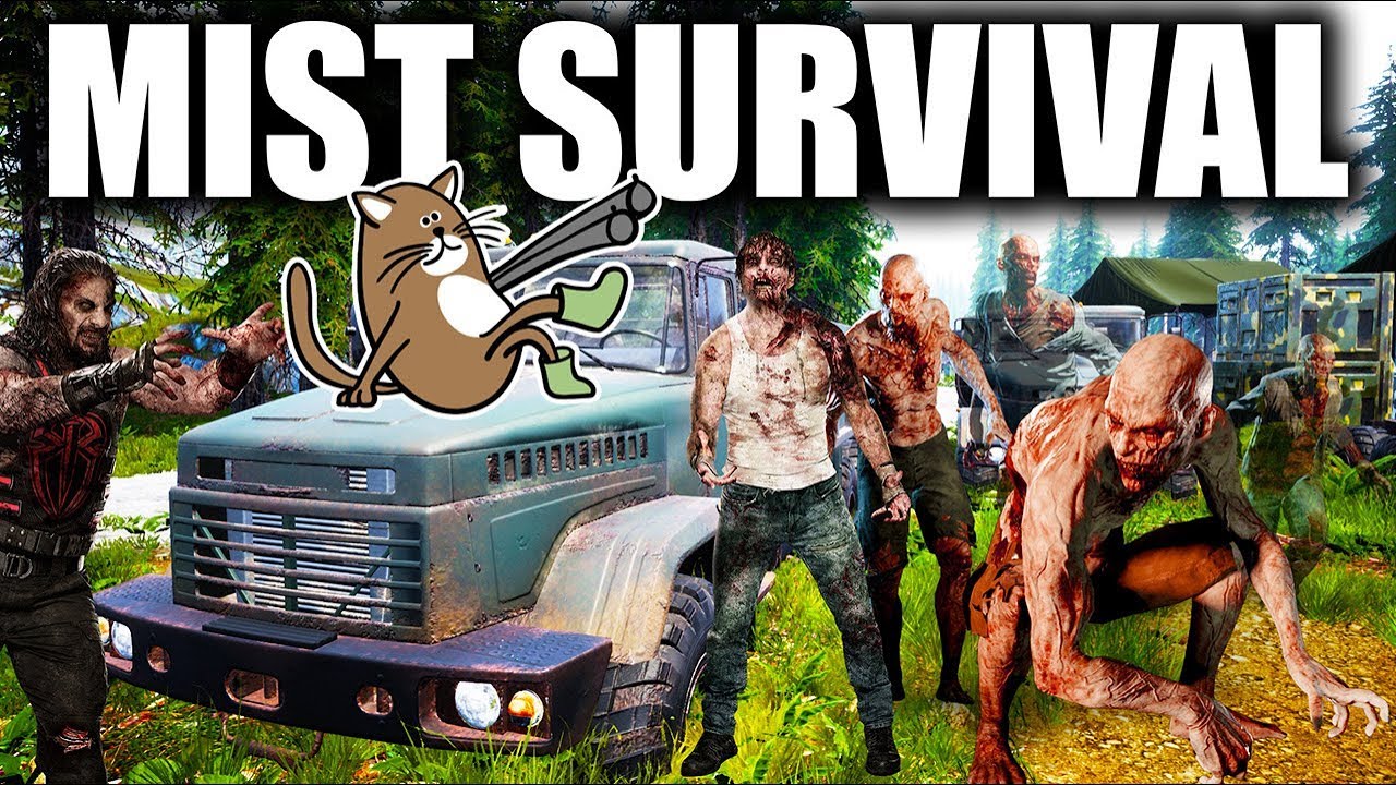 НОВОЕ ВЫЖИВАНИЕ В MIST SURVIVAL (0.3.10) - ОТСТРЕЛ ТОЛПЫ ЗОМБИ С ГРУЗОВИКА #18