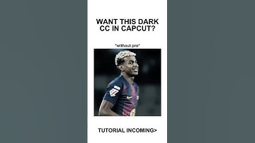 Dark CC Tutorial CapCut