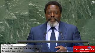 UN: President Joseph Kabila Kabange of DRC at 73rd General Assembly