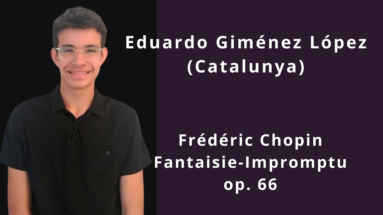 Eduardo Giménez López / Chopin “Fantaisie-Impromptu” op. 66 / Barcelona 2024