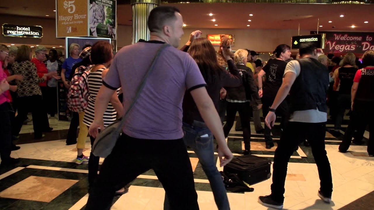 Vegas Dance Explosion Flash Mob 2014 4K