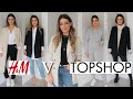 NEW IN H&M VS TOPSHOP TRY ON HAUL | WINTER SPRING 2020