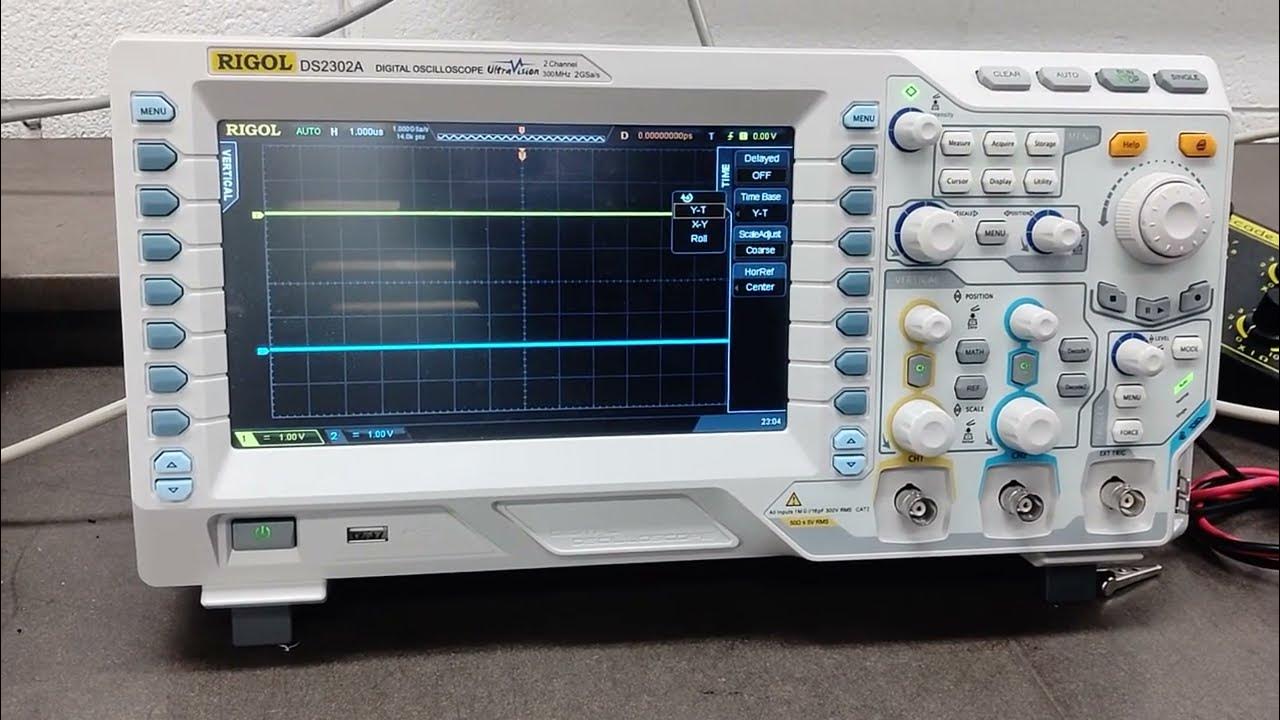 RIGOL DS2302A Digital Oscilloscope XY Mode YouTube