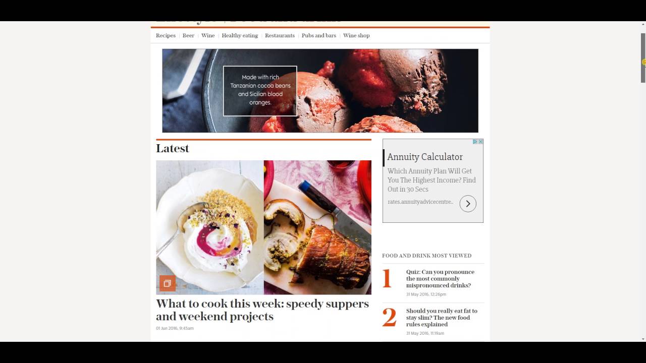 Waitrose online newspaper ad YouTube