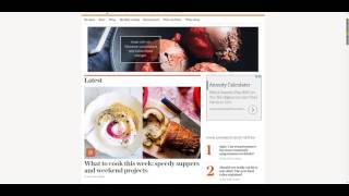 Waitrose online newspaper ad