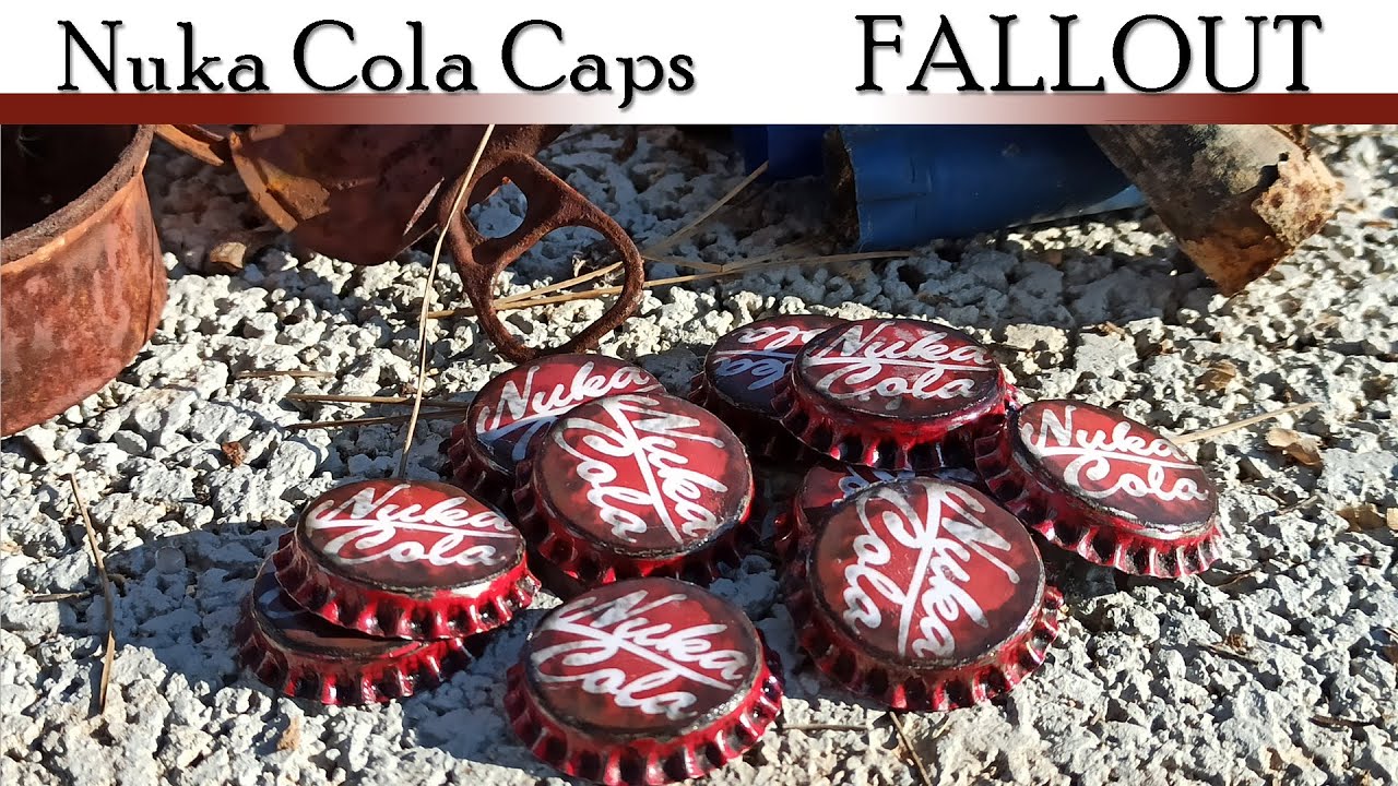Tutorial Chapas de Nuka Cola DIY Nuka Cola Caps Fallout props YouTube