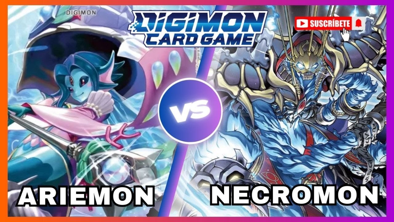 Ariemon vs Necromon | Digimon Card Game - YouTube