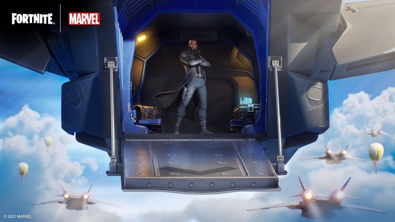 Nick Fury Brings Some Avengers To The Item Shop