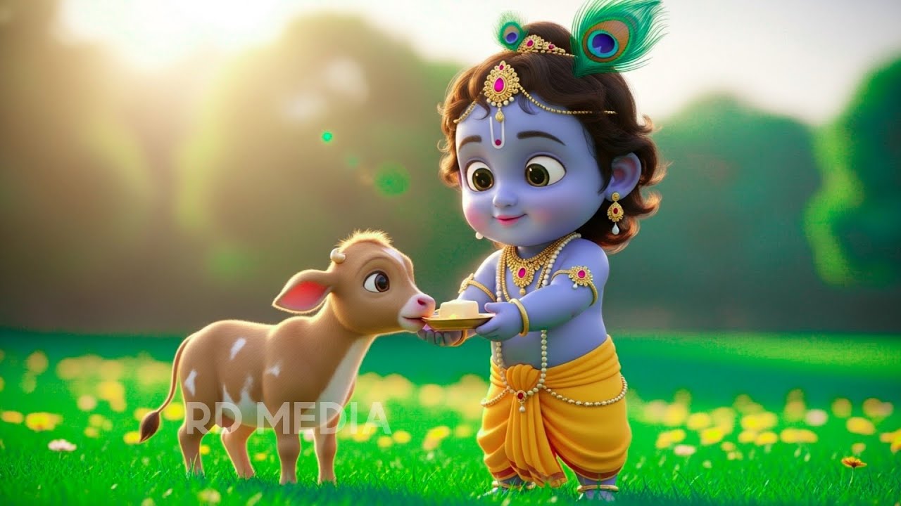 Choti Choti Gaiya, Chote Chote Gwal | छोटी छोटी गैया | #Little Krishna Bhajan - Krishna Bal Leela