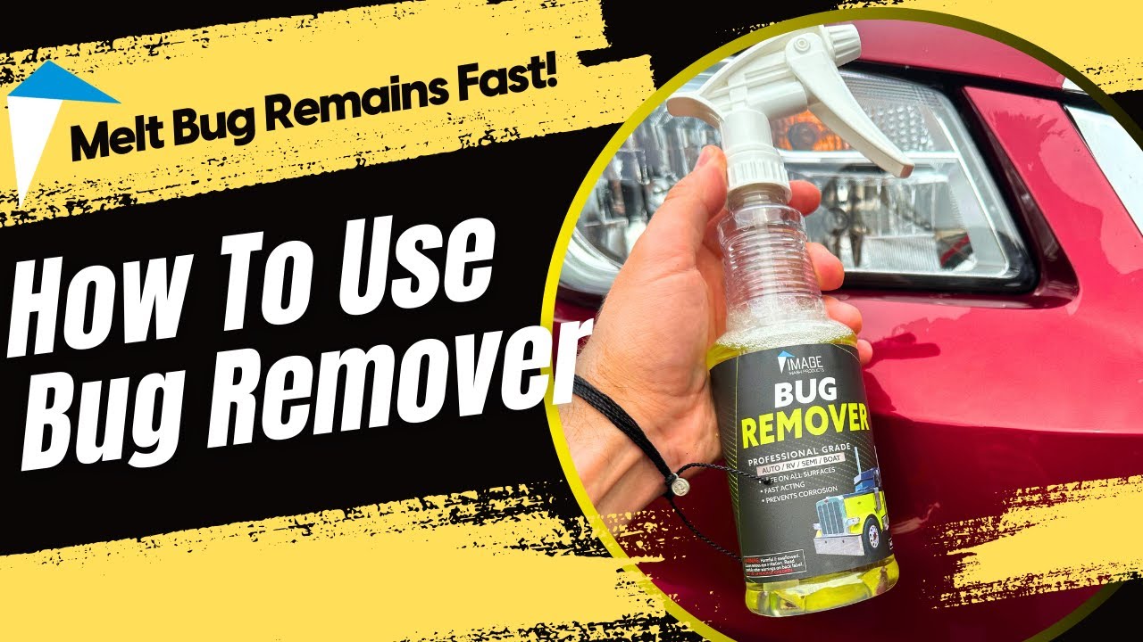 How To Properly Use A Bug Remover For Cars