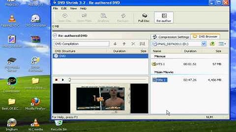 Ripping a Video_TS folder from a DVD using DVD Shrink