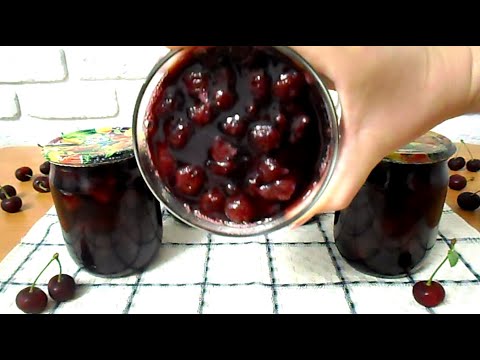 Vidéo: Compote de cerises aux graines pour l'hiver