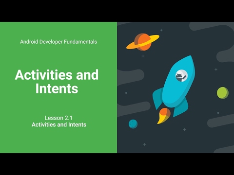 Activities and Intents (Android Development Fundamentals, Unit 1: Lesson 2.1)
