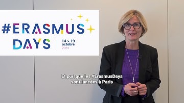 Pia Ahrenkilde Hansen annonce les #ErasmusDays 2024