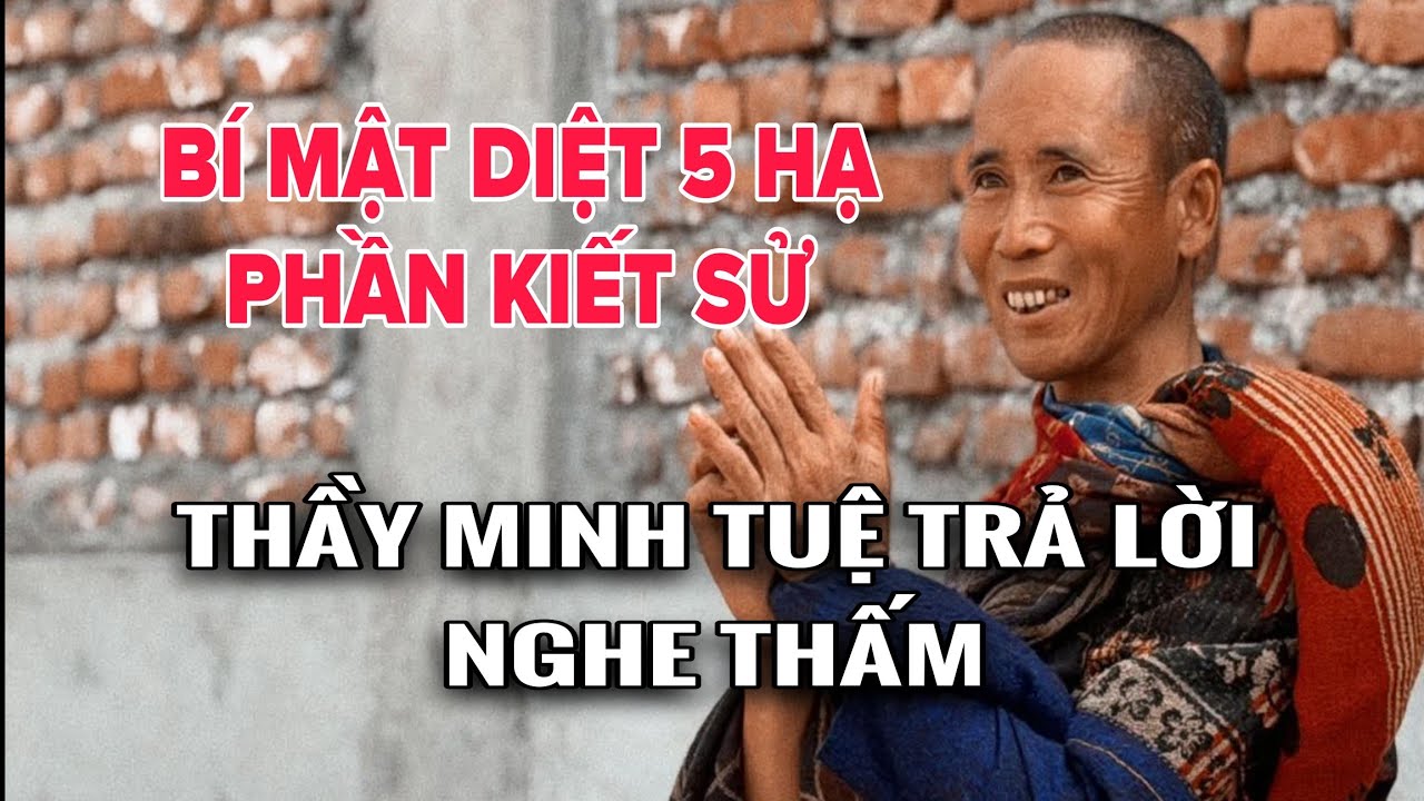 Bí Mật Diệt 5 Hạ Phần Kiết Sử - Thầy Minh Tuệ trả lời nghe thắm