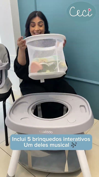 CADEIRA DE ALIMENTAÇÃO KIDDO 12 em 1 #introducaoalimentar #enxoval #maedeprimeiraviagem #kiddo