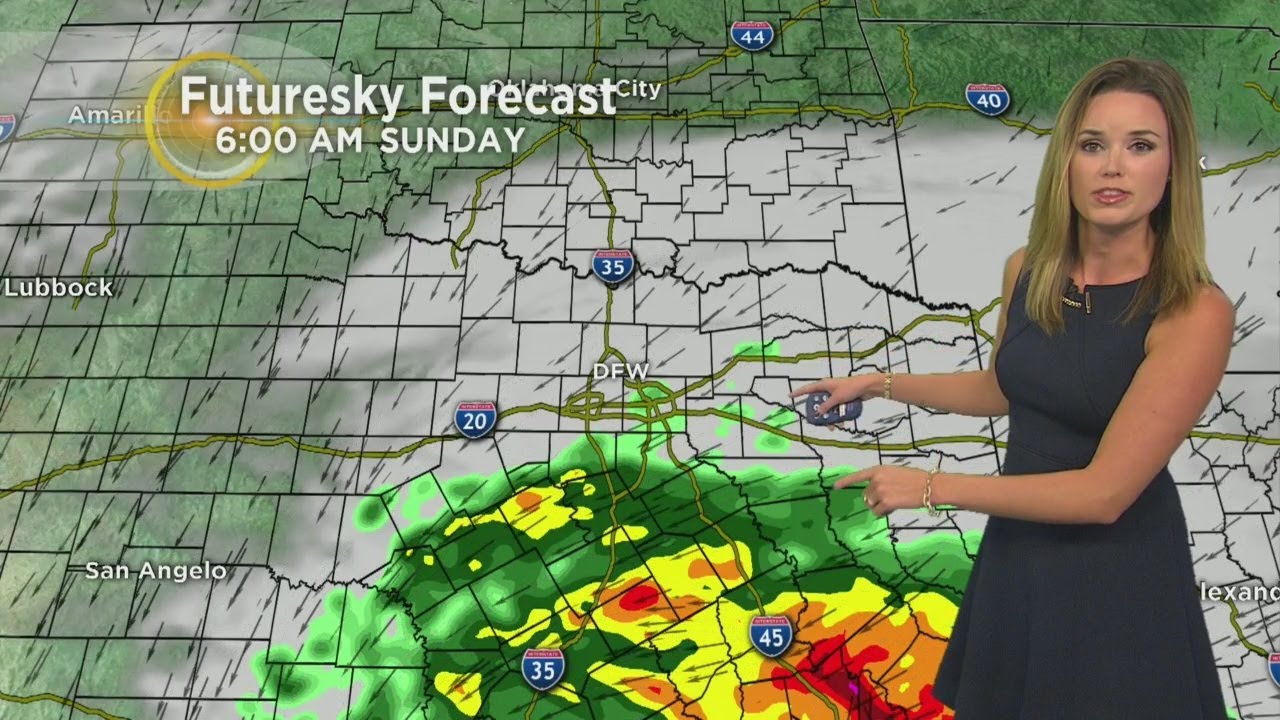 Low Rain Chances In North Texas - YouTube