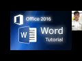 Microsoft word 2016 Tutorial- SHIP layout Microsoft word 2016 Tutorial- SHIP layout