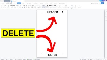 How To Remove Header and Footer In WPS Office