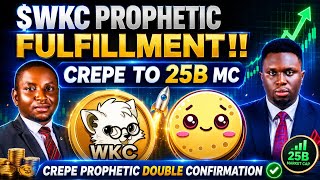 WKC PROPHETIC FULFILLMENT CREPE TO 3M MC AND TO 25B MARKET CAP