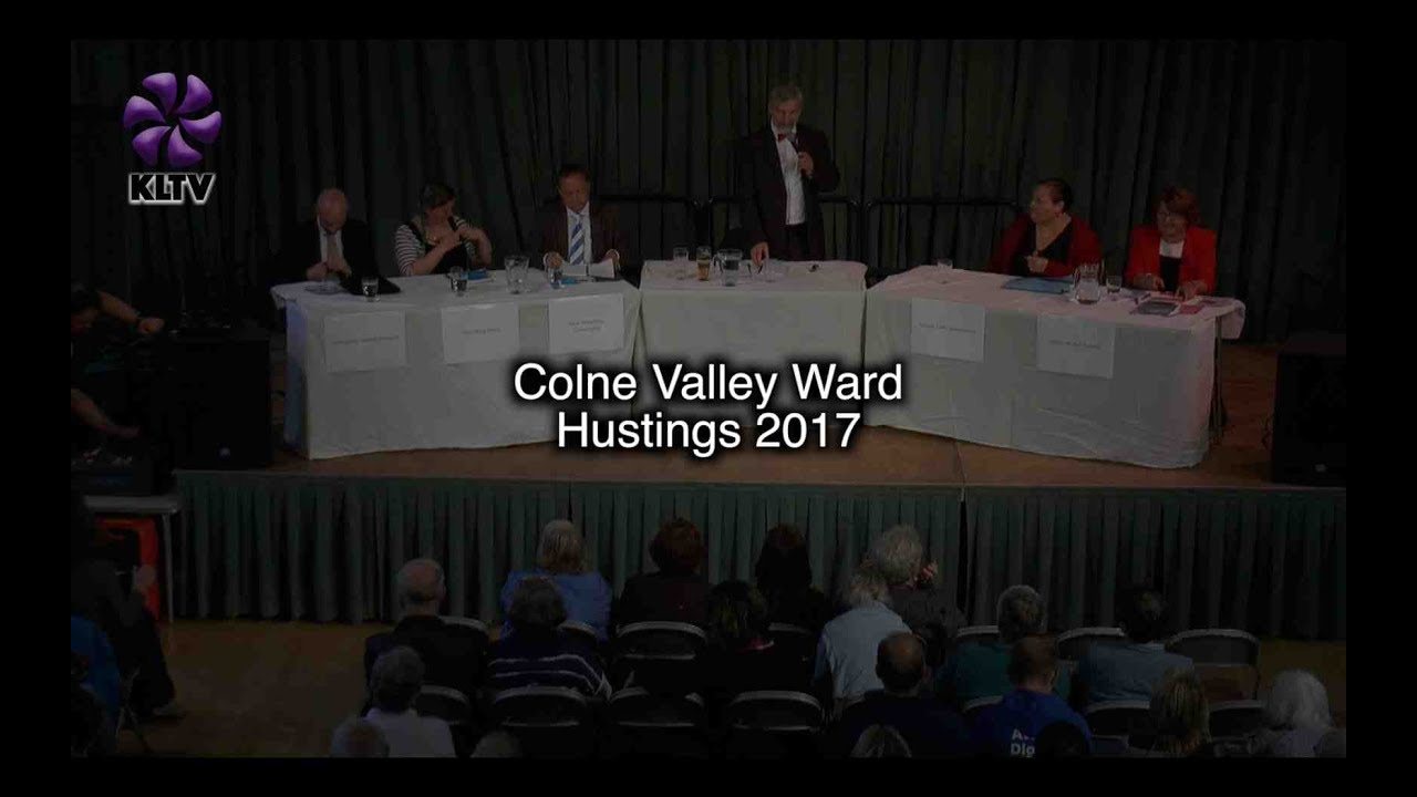Colne Valley Hustings 2017 at Marsden Mechanics