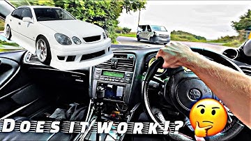 Testing manual conversion. - (Toyota Aristo 2JZ-GTE BMW 6 speed manual swap アリストのマニュアルスワップ).