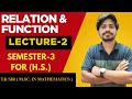 RELATION AND FUNCTION| SEMESTER 3 | MCQ| H.S.|