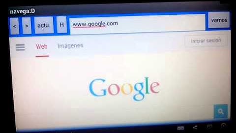 Navegador creado con app inventor