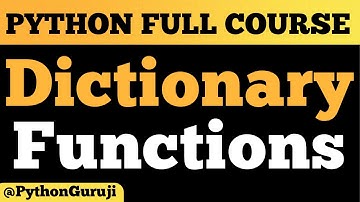 Mastering Dictionary Inbuilt Functions in Python: Complete Guide