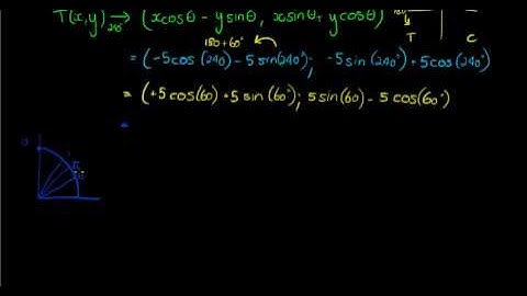 Coordinate Geometry rotation with any angle Example 1