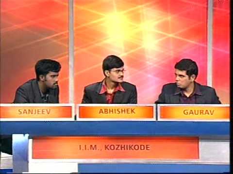 University Challenge India 2004-05: IIMK vs. NSIT (Episode 5 Final)