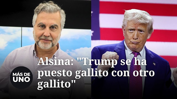 Alsina analiza en su monólogo las amenazas a España: "Trump se ha puesto gallito con otro gallito"