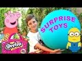 Giant Surprise Balloon Peppa Pig Shopkins Minions Mickey Mouse MLP Dora The Explorer Disney Toys