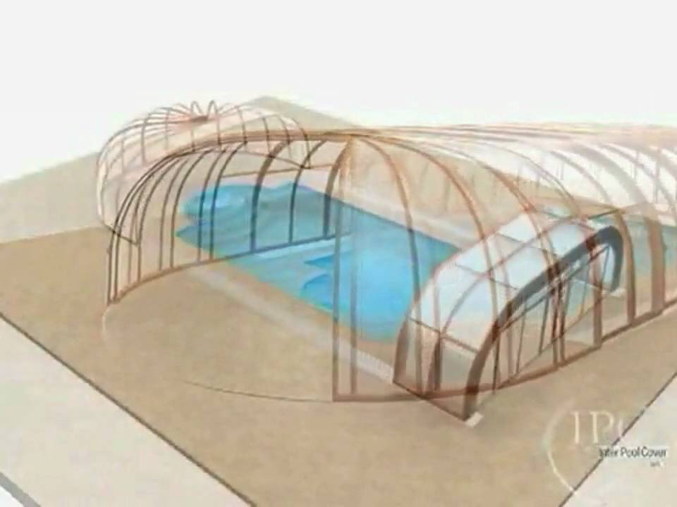 Retractable Swimming Pool Enclosure Design Animation