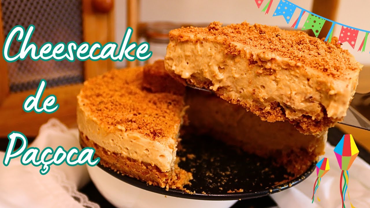 Cheesecake de Paçoca! Essa você precisa conhecer | Più Sapore
