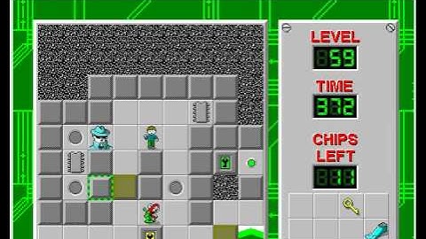 CCLP3 level 59 solution - 319 seconds