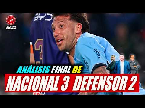 NACIONAL 3 DEFENSOR 2 full analysis