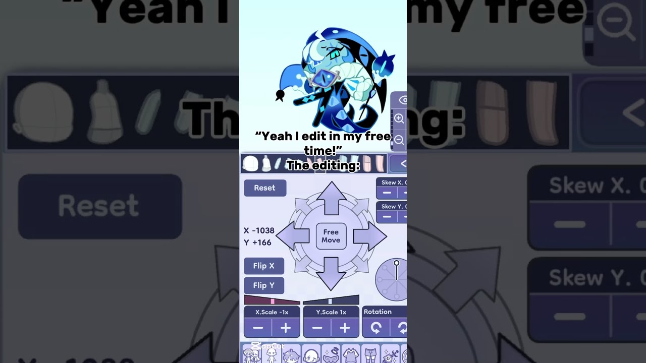 Can T Stop The Editing Grind Crk Cookierun Cookierunkingdom ShadowMilkCookie Gacha