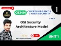OSI Security Architecture & Cryptography | Cyber Security CB3491 | Anna University R2021 ๐