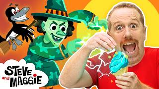 Monster Ice Cream Van for Kids with Steve and Maggie Scream for Ice Cream