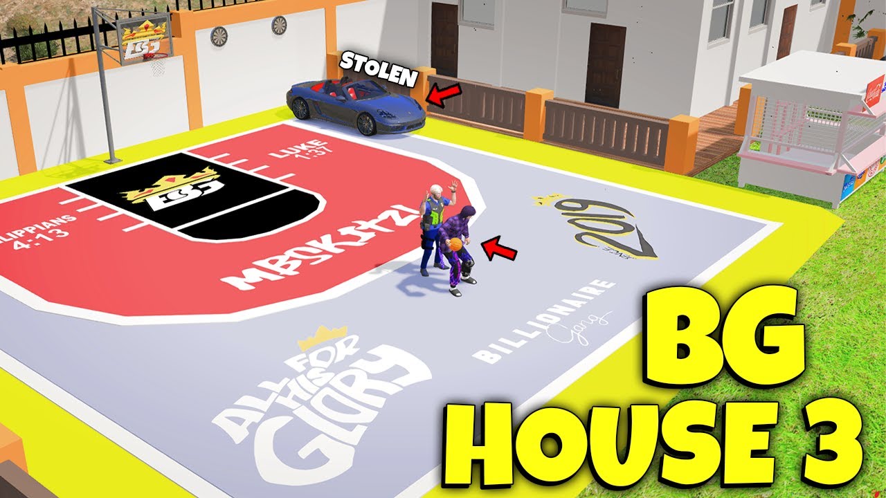 PLAYING BASKETBALL sa BG MANSION 3 AND STEALING LUXURY CARS sa GTA 5 (BG MANSION SA GTA 5?) | SnoopX