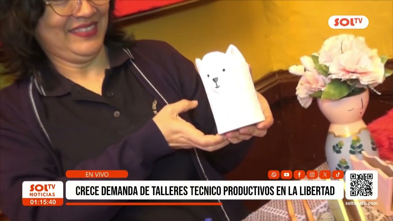 Trujillo: crece demanda de talleres técnico productivos en La Libertad