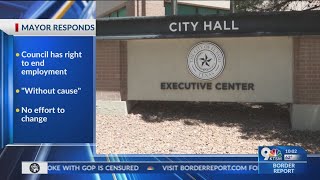 Mayor issues open letter to community on city manager termination decision