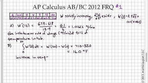 2012 AB-BC FRQ 1