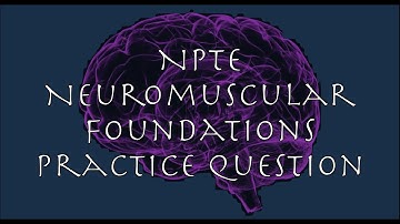 NPTE Neuromuscular Foundations Practice Question #12
