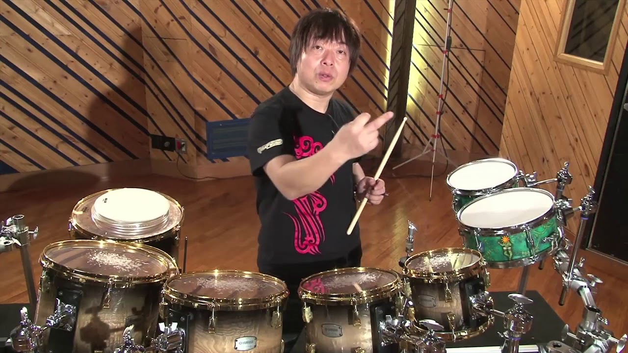 菅沼孝三 教則 菅沼孝三によるドラムセッティング解説 - YouTube