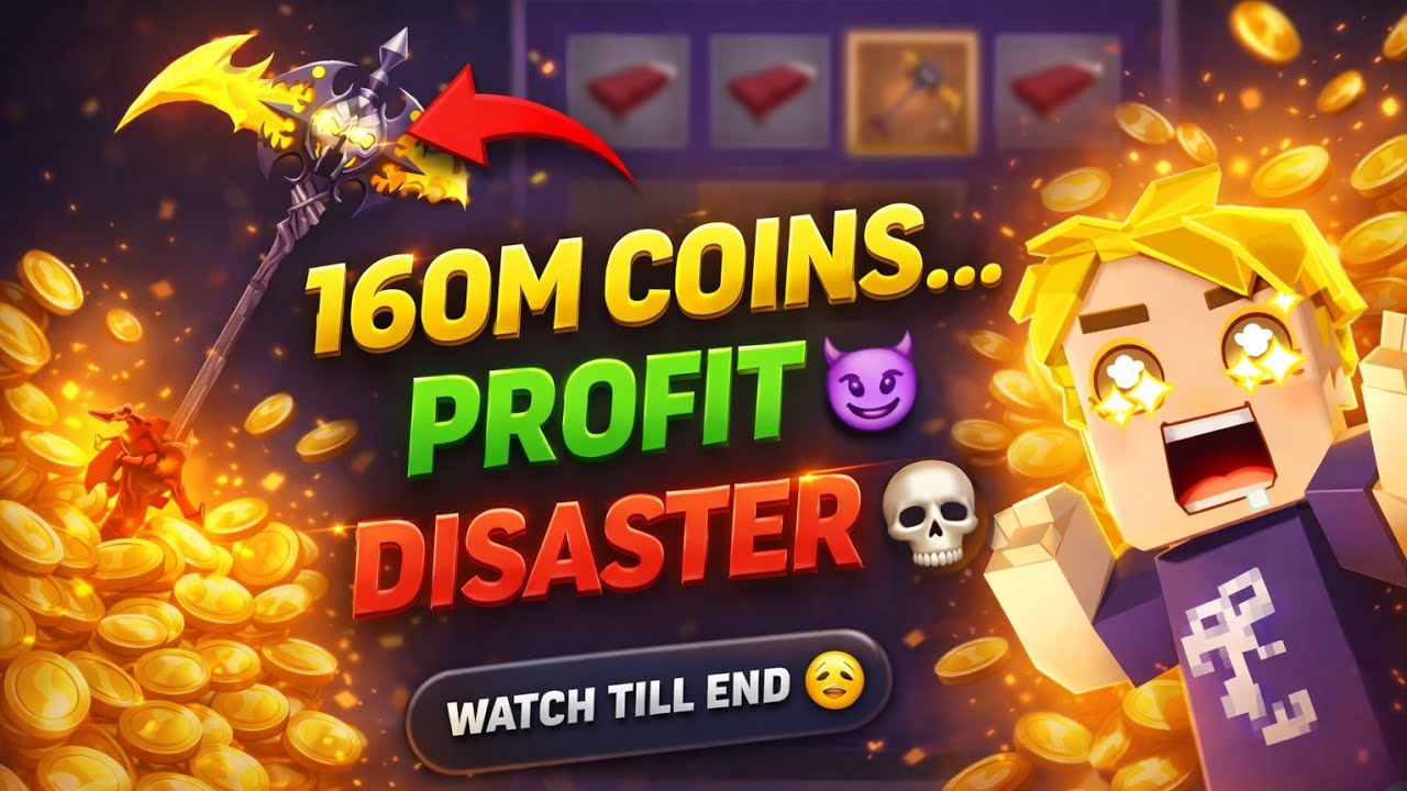 😨 160,000,000 Coins Spin… Profit or Total Disaster? | Blockman Go Skyblock 